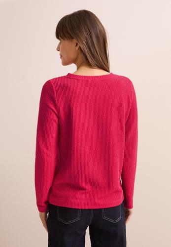 Strukturshirt L - Granita Red