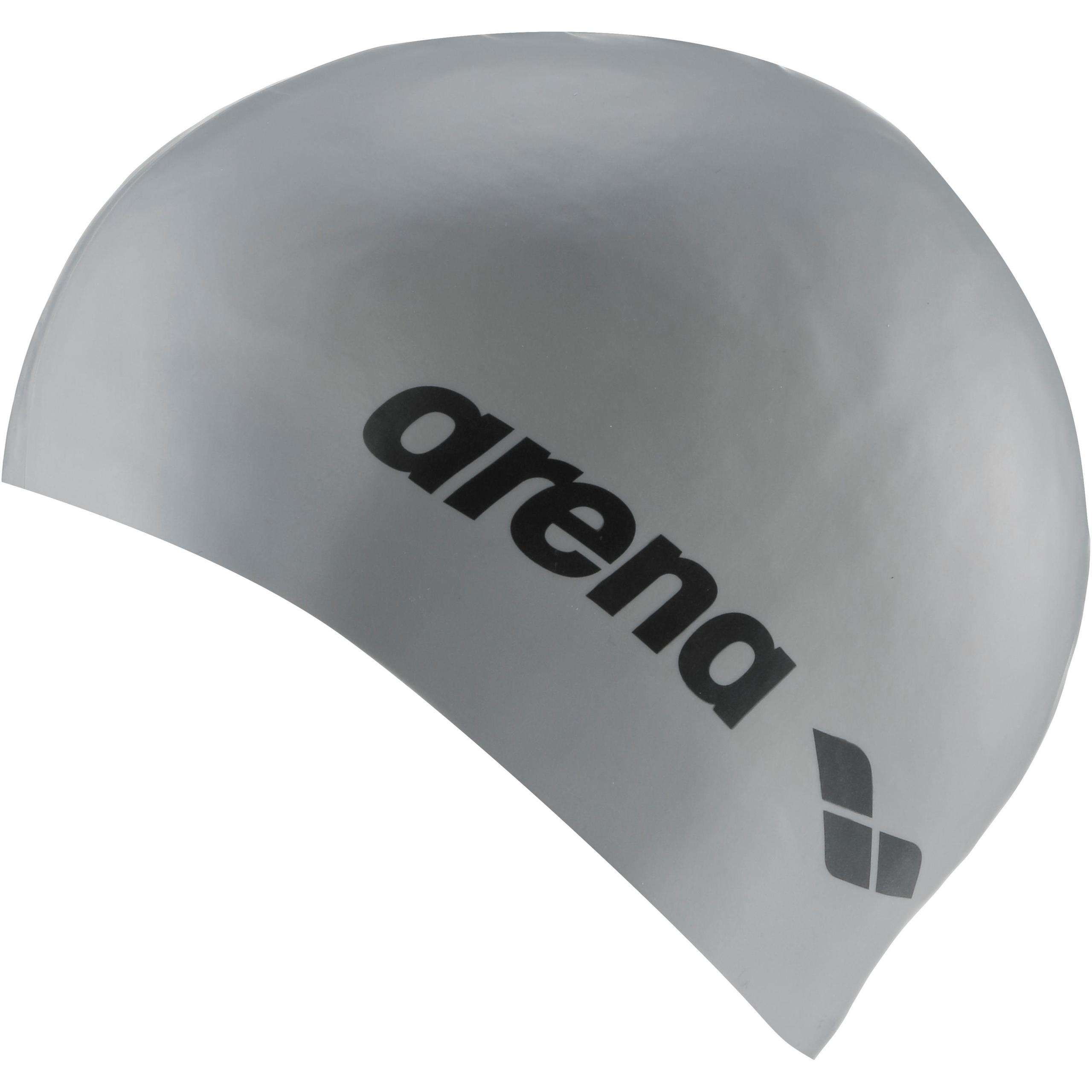 arena Badekappe Classic Silikon Onesize in Grau