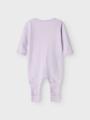 NBFNIGHTSUIT 2P ZIP FF PETIT FLOWER NOOS 50 - Pastel Lilac