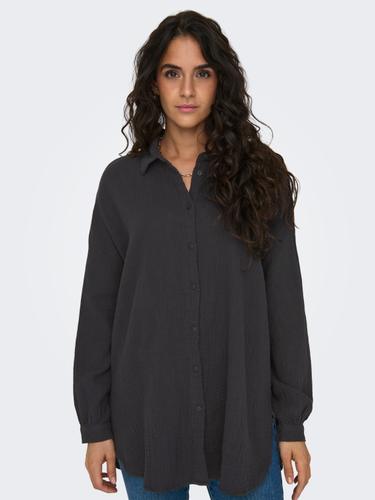 ONLTHYRA LIFE OVERSIZED SHIRT NOOS WVN Schwarz S