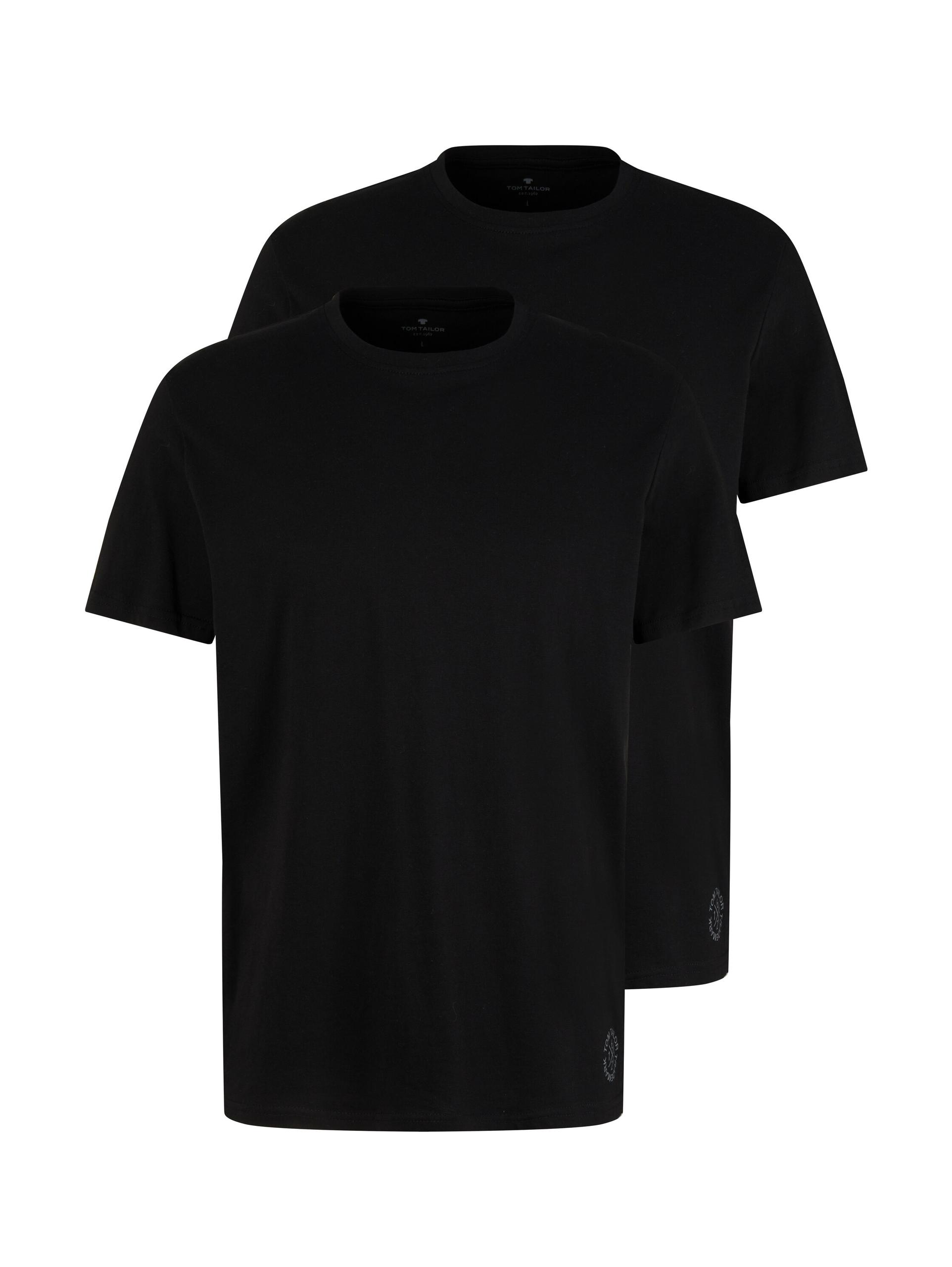 Doppelpack T-Shirt M Regular Fit - Black
