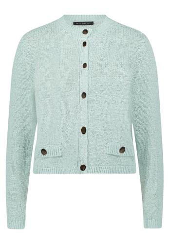 Strick-Cardigan 38 Gerade - Gray Mist