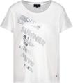 T-Shirt mit Schmuckschrift 36 - Cream
