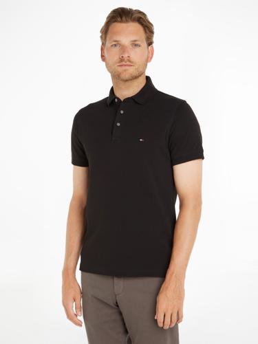 TOMMY HILFIGER Poloshirt »SLIM FIT POLO S/« - Schwarz / M