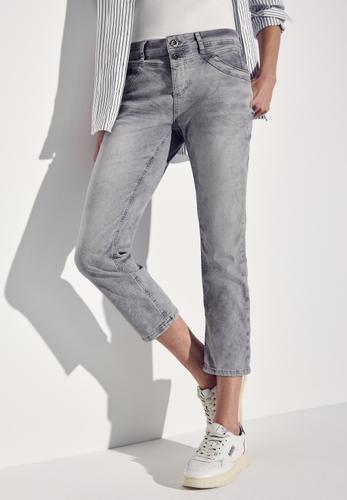 7/8-Jeans im Casual Fit 26/26 - Light Grey Random
