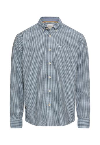 Langarmhemd mit Knopfleiste XXL Regular Fit - Dark Navy