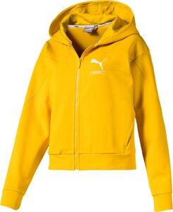 PUMA Damen Hoodie NU-TILITY FZ Hoody S in Gelb
