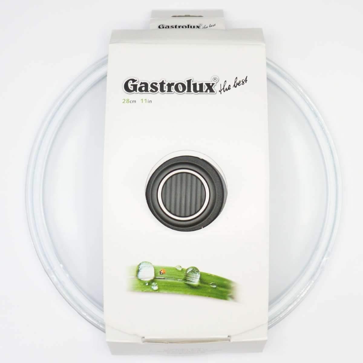 Gastrolux Pfannendeckel aus Glas ohne Metallrand - 28cm