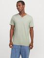 JJESPLIT NECK TEE SS NOOS L Normal geschnitten - Iceberg Green