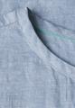 Leinen Chambray-Bluse L - Chambray Forever Blue