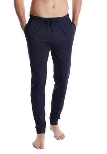 TOM TAILOR Herren Lange-Hose uni 1er Pack 48 - Blau-dunkel-uni
