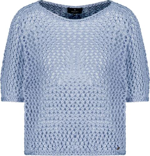Kurzarm-Ajour-Pullover 38 - Blue Sky
