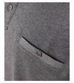 Polo-Shirt Langarm gestreift 3XL - Blau