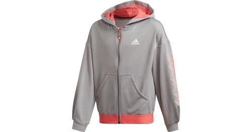 adidas Kinder UP2MV AEROREADY Loose Kapuzenjacke 116 in Grau