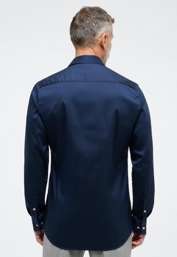 Performance Shirt Twill-Stretch Langarm Blau 39/Langarm - 67cm