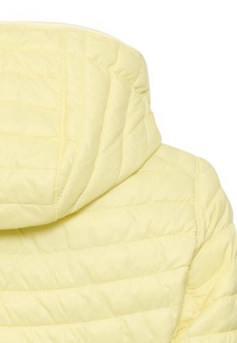 Gefütterte Jacke mit abnehmbarer Kapuze 46 Shaped Fit - Lemon
