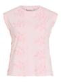VINAYLA O-NECK S/L TOP/1 XS Normal geschnitten - Cherry Blossom