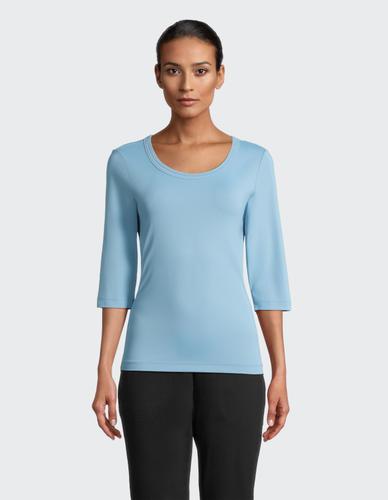 ALISA 3_4 Arm Shirt 42 - Bleu