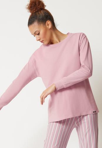 Skiny Damen Shirt langarm Night In Mix & Match 40 - Rose Smoke