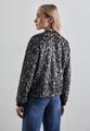 Blouson mit Leo-Muster 34 - Echo Grey