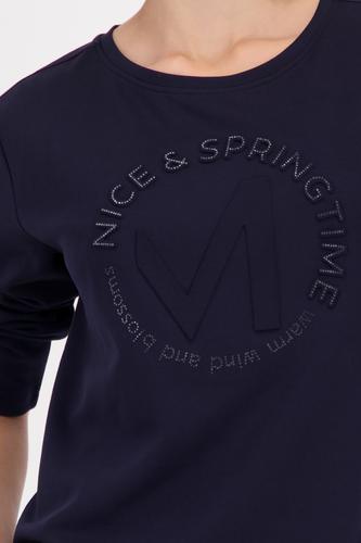 Sweatshirt mit Emblem 40 - Marine