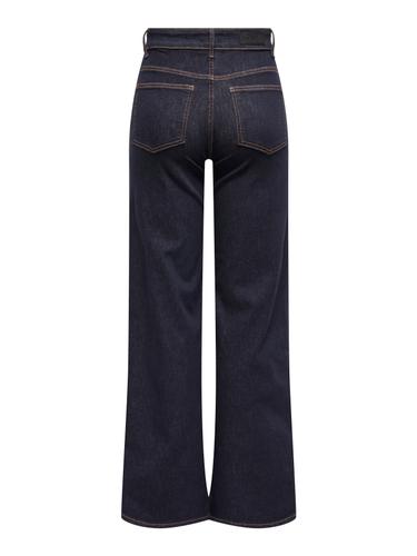 ONLMADISON BLUSH HW WIDE DNM REA024 NOOS L/30 Weiter Beinschnitt - Dark Blue Denim