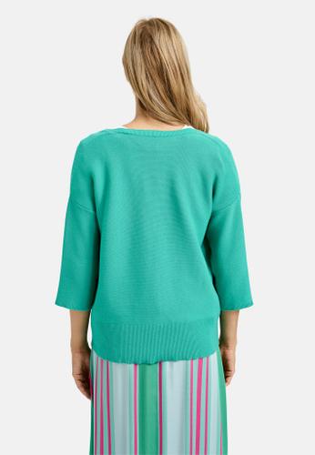3/4 sleeve cardigan Grün L