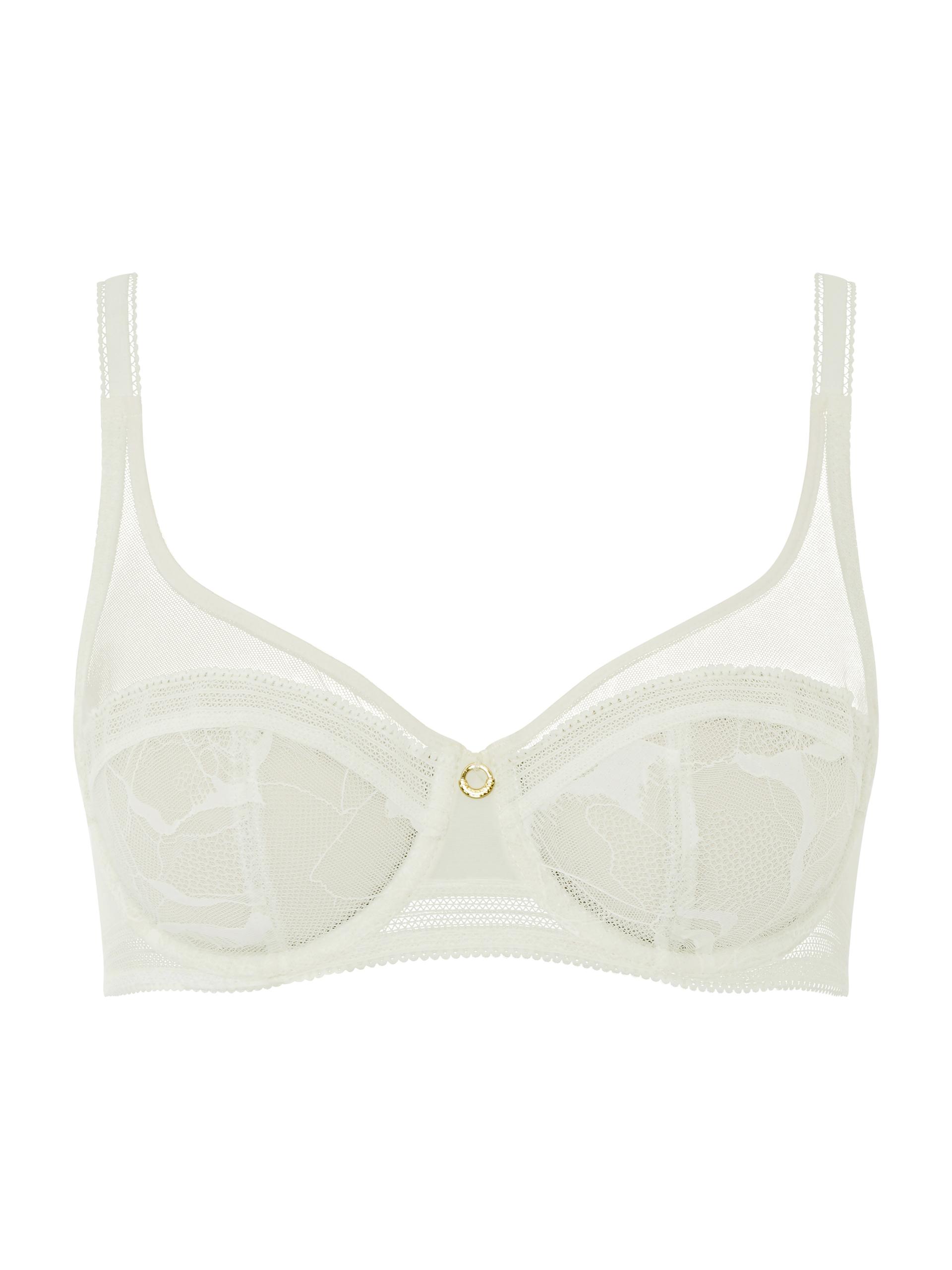 TRUE LACE Sehr bedeckender Bügel-BH 75 C - Milk