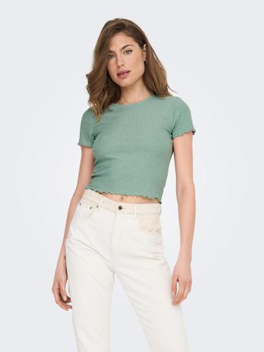 ONLEMMA S/S SHORT TOP NOOS JRS L Normal geschnitten - Jadeite