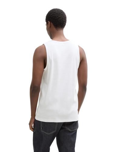 Ripp Tanktop aus Baumwolle XXL Regular Fit - White