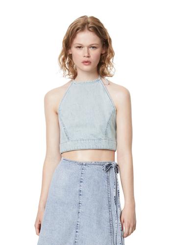 Neckholdertop slim S - Light Blue_multi_01