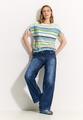 Gestreiftes T-Shirt M - Vanilla White