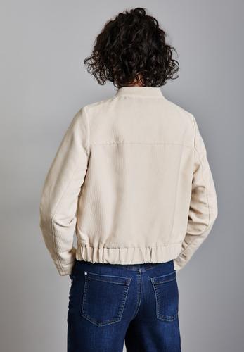 Cord-Blouson 34 - Smooth Sand Beige