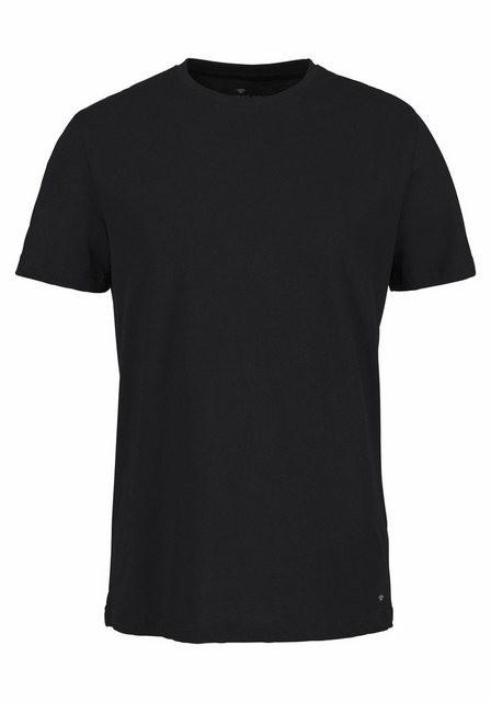 TOM TAILOR T-Shirt (Packung, 2er-Pack) perfektes Basic