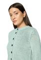 Strick-Cardigan 46 Gerade - Gray Mist