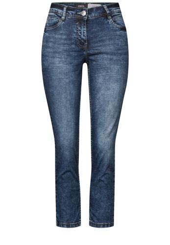 Jeans im Casual Fit 27/7/8 Hosen - Mid Blue Used Wash