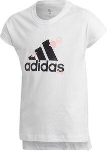 adidas Mädchen College T-Shirt 170 in Grau
