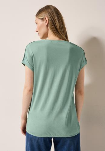 Shirt in Unifarbe M - Matcha Green