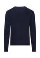 O-Neck, small structure M Casual Fit - Navy