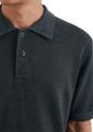 Strick-Poloshirt regular Blau M