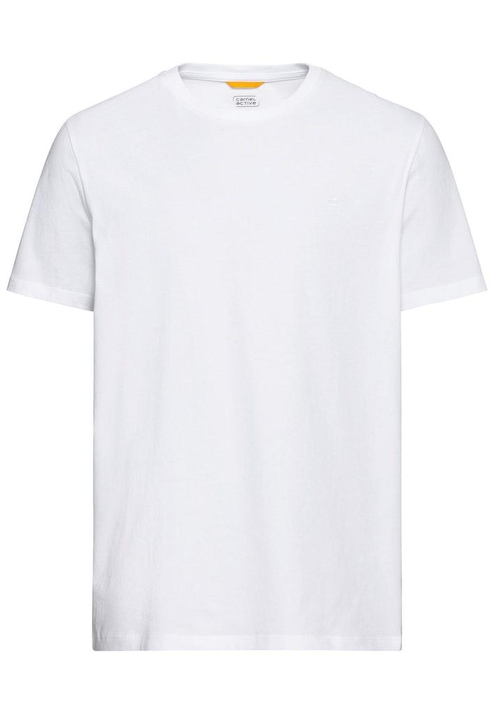 Basic T-Shirt aus nachhaltigem Organic Cotton Weiß XXL