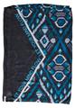 Bedruckter Loop Schal A - Dynamic Aqua Blue