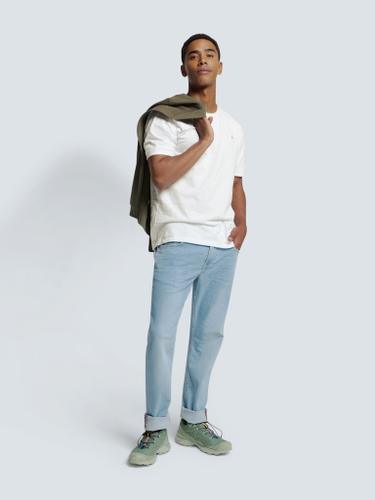 T-Shirt Crewneck Slub Weiß XXXL