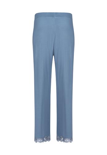 Skiny Damen Hose lang Night In Mix & Match 40 - Faded Denimblue