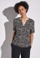 Bedruckte Bluse 36 - Black