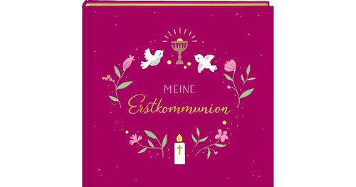 Buch - Eintragalbum - Meine Erstkommunion (beerenfarben)