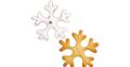 Ausstecher "Schneeflocke", 6cm silber