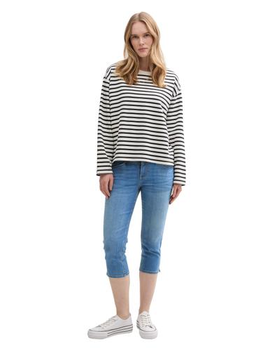 TTKATE SLIM CAPRI Jeans 34 Slim Fit - Light Stone Wash Denim