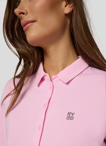Polos Weiß, Rosa 48