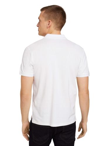 Piqué Poloshirt aus Baumwolle XXL Regular Fit - White